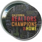 Business - California Realtors, Champions of Home - 2 1/4 Inch Round Button Custom Imprinted