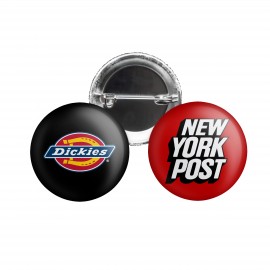 4" Diameter Button with Logo