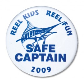 Promotional 1" Round Custom Celluloid Button (1 Spot Color)