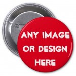 Custom Imprinted 2 1/4" Round Button w/ Pin