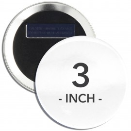 3 Inch Round Wearable Clothing Magnet Buttons with Logo  3 Inch Round Wearable Clothing Magnet Buttons with Logo