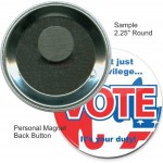Custom Buttons - 2 1/4 Inch Round, Personal Magnet with Logo