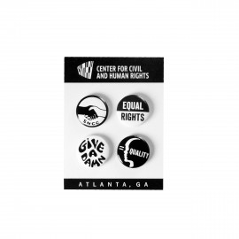 3" x 4" Button Card (w/4 - 1" Buttons) with Logo  3" x 4" Button Card (w/4 - 1" Buttons) with Logo