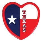 2 1/4" Heart Shape Button w/Safety Pin Logo Printed