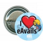 Branded Business - DDS, I love eAvails - 1 1/2 Inch Round Button