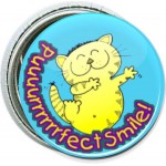 Promotional Kids - Puuuurrrrrrfect Smile - 1 Inch Round Button