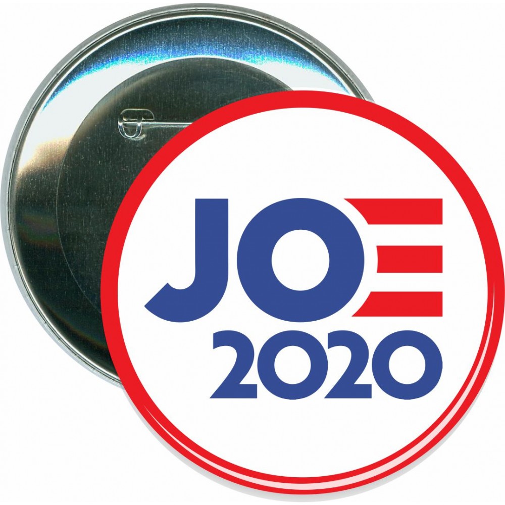 Promotional Political - Biden 2020, Joe 2020 - 3 Inch Round Button