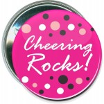 Promotional Cheerleading - Cheering Rocks - 2 1/4 Inch Round Button
