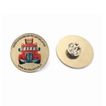 Round Shape Epoxy Pin Badges Button Badges for Hats Cap with Logo