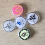 Customized New Design LED Buttons Badge Glowing Pin