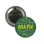 Logo Printed Math Button (2-1/4")