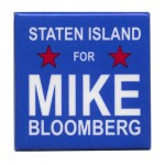 Logo Printed Square/Diamond Celluloid Button w/ Square Corners (1 1/2")