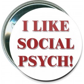 Logo Branded School - I Like Social Psych - 2 1/4 Inch Round Button
