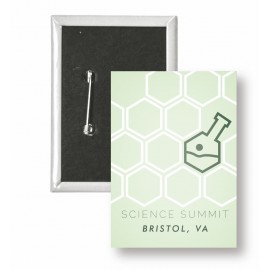 Customized 2.5" x 3.5" Rectangle Celluloid Buttons  Customized 2.5" x 3.5" Rectangle Celluloid Buttons