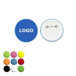 2 1/4" Round Pin Button Logo Printed