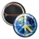 Custom Imprinted Circle Button - 1" - Pin Backed