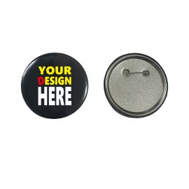 3" Dia Customized Metal Button with Logo