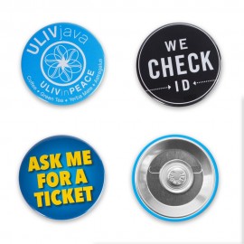 Customized 1.75" Circle Celluloid Magnet Back Buttons