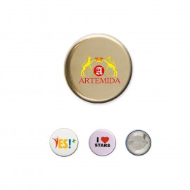 Customized Stock Round Button (3")