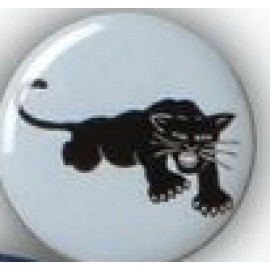 Round Two Piece Celluloid Button (4") with Logo