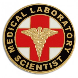 Medical Laboratory Scientist Pin Branded