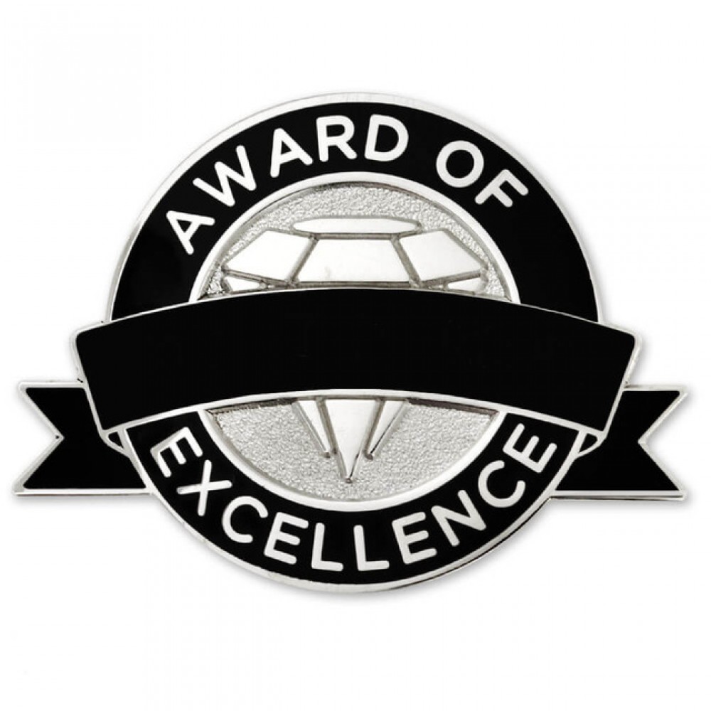 Award of Excellence Engravable Pin Logo Printed