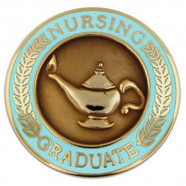 Logo Printed Nursing Graduate Pin