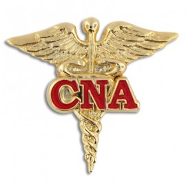 CNA Caduceus Lapel Pin Branded