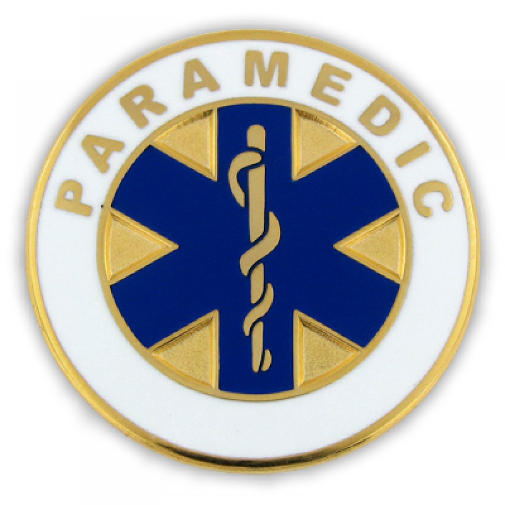 Paramedic Lapel Pin Custom Imprinted