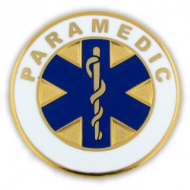Paramedic Lapel Pin Logo Printed