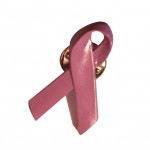 Pink Ribbon Pin Logo Printed