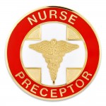 Nurse Preceptor Lapel Pin Logo Printed