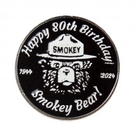 Branded 1-Inch Lapel Pin Butterfly Clasp