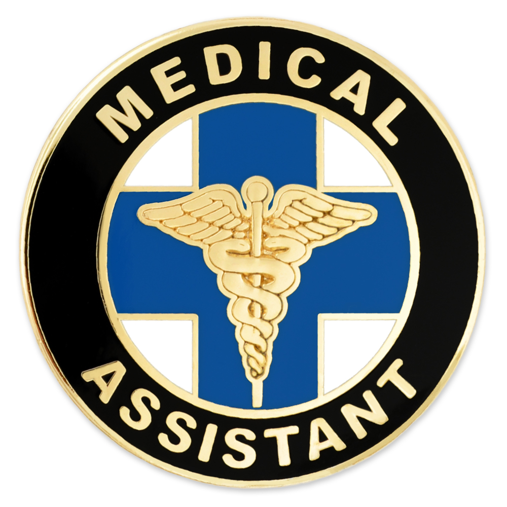 Logo Printed Medical Assistant Pin