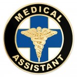 Logo Printed Medical Assistant Pin