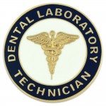 Logo Printed Dental Laboratory Technician Pin