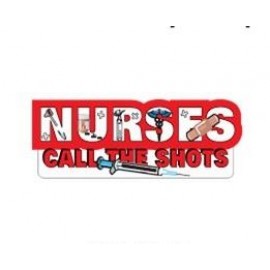 Custom Imprinted Nursing Slogan Lapel Pin  Custom Imprinted Nursing Slogan Lapel Pin