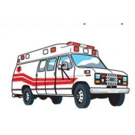 Ambulance Lapel Pin Custom Imprinted