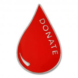 Blood Donor Pin Logo Printed