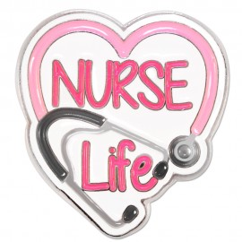 Nurse Life Pin Branded