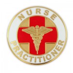 Nurse Practitioner Lapel Pin Logo Printed