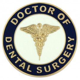 Doctor of Dental Surgery Pin Logo Printed