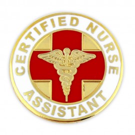 Logo Printed Certified Nurse Assistant Pin