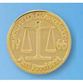 Customized 1" Sculptured Dimensional Die Struck Lapel Pin