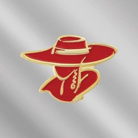 Die Struck Enamel Logo Pushpin (Up to 1") with Logo