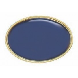 Personalized Oval Printed Stock Lapel Pin (1 13/16"x1 1/8")