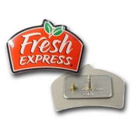 Custom Contour Label Pin (6 Day Production Time) with Logo  Custom Contour Label Pin (6 Day Production Time) with Logo