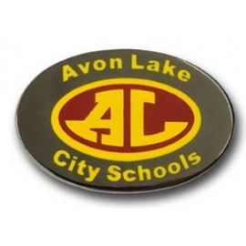 1 1/8" Steel Enhanced Cloisonne Lapel Pin with Logo  1 1/8" Steel Enhanced Cloisonne Lapel Pin with Logo