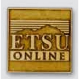 Square Antique Finish Die Struck Lapel Pin (3/4"x3/4") with Logo  Square Antique Finish Die Struck Lapel Pin (3/4"x3/4") with Logo