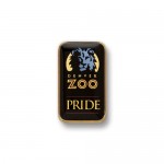 Rounded Rectangle Printed Stock Lapel Pin Personalized